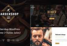 Photo of [Download-S2] Berger v1.1.1 - Barbershop & Tattoo WordPress Theme