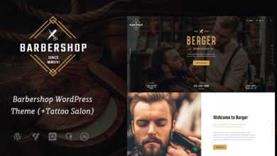 Photo of [Download-S2] Berger v1.1.1 - Barbershop & Tattoo WordPress Theme