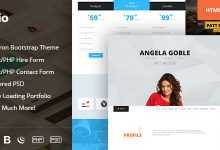 Photo of [Download-S2] Genio - OnePage Resume, Personal Portfolio Template