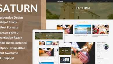 Photo of [Download-S2] SATURN - A Personal/Travel Wordpress Blog Theme
