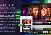 Photo of [Download-S2] Clubix v2.1.6 - Nightlife, Music & Events WordPress Theme