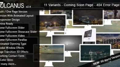 Photo of [Download-S2] Vulcanus v2.4 - Responsive HTML5 Template