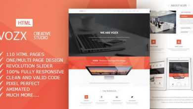 Photo of [Download-S2] Vozx - Multipurpose Business HTML5 Template