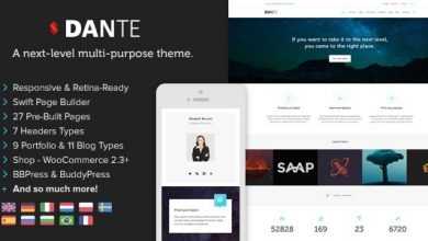 Photo of [Download-S2] Dante v3.3.72 - Responsive Multi-Purpose WordPress Theme
