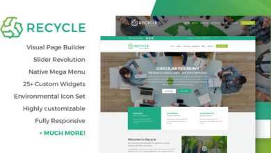Photo of [Download-S2] Recycle v1.7 - Environmental & Green Business Theme