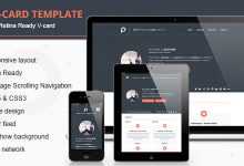 Photo of [Download-S2] Plus - Responsive Retina Ready V-card Template