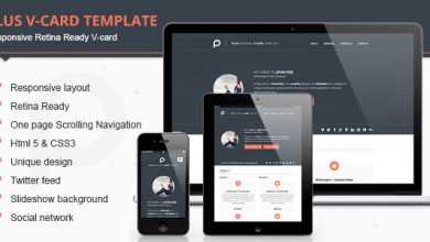 Photo of [Download-S2] Plus - Responsive Retina Ready V-card Template