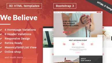 Photo of [Download-S2] WeBelieve - Church, Charity Responsive HTML5 Template