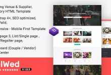 Photo of [Download-S2] Realwed v1.0.3 - Wedding Supplier Directory & Listing HTML Template