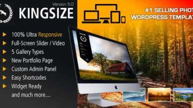 Photo of [Download-S2] King Size v5.1.6 - Fullscreen Background WordPress Theme