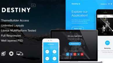 Photo of [Download-S2] Destiny - Responsive Email + Themebuilder Access