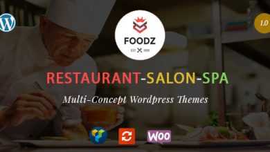 Photo of [Download-S2] Foodz - Restaurant, Spa & Salon Wordpress Theme