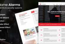 Photo of [Download-S2] HomeAlarms v1.2.1 - Alarms and Security Systems Site Template