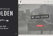 Photo of [Download-S2] GOLDEN v1.1 - Responsive Vintage WordPress Theme