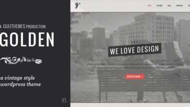 Photo of [Download-S2] GOLDEN v1.1 - Responsive Vintage WordPress Theme