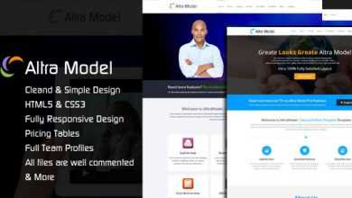 Photo of [Download-S2] AltraModel - Codegrape Multipurpose HTML5 Template
