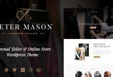 Photo of [Download-S2] Peter Mason v1.2.0 - Custom Tailoring and Clothing Store WordPress Theme