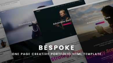 Photo of [Download-S2] Bespoke - One Page Creative HTML Template
