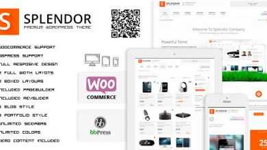 Photo of [Download-S2] Splendor - Premium Corporate & eCommerce WP Theme