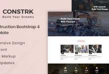 Photo of [Download-S2] Constrk v1.0 - Construction Bootstrap 4 Template