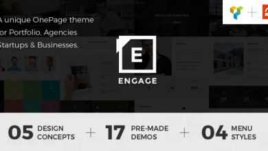 Photo of [Download-S2] Engage - Creative One Page WordPress Theme