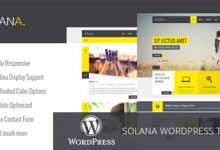 Photo of [Download-S2] Solana v1.0.2 - Responsive Multipurpose WP Theme