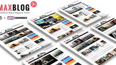 Photo of [Download-S2] MaxBlog v7.3 - Flat News Magazine Blog WP