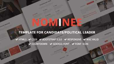 Photo of [Download-S2] Nominee - Template for Candidate/Political Leader