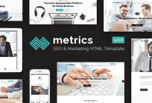 Photo of [Download-S2] Metrics Business v1.1 - SEO, Digital Marketing, Social Media HTML Template