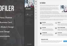 Photo of [Download-S2] Profiler v1.3 - vCard Resume WordPress Theme