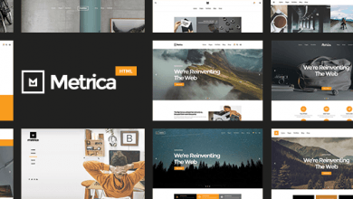 Photo of [Download-S2] Metrica - Highly Flexible Component Based HTML5 Template