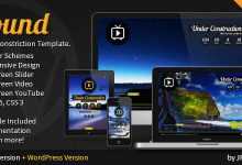 Photo of [Download-S2] Round - Responsive, Fullscreen, Under Construction