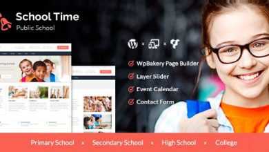 Photo of [Download-S2] School Time v2.1.0 - Modern Education WordPress Theme