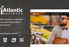 Photo of [Download-S2] Atlantic - One Page Business HTML5 Bootstrap 4 Template