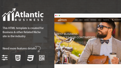Photo of [Download-S2] Atlantic - One Page Business HTML5 Bootstrap 4 Template