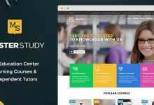 Photo of [Download-S2] Masterstudy v1.9.2 - Education Center WordPress Theme