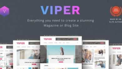 Photo of [Download-S2] Viper v1.3 - Multi Purpose Newspaper / News / Magazine / Blog WordPress Theme