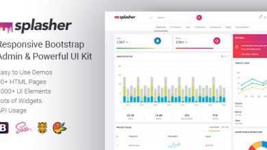 Photo of [Download-S2] Splasher - Responsive Bootstrap Admin & Powerful UI Kit