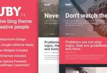 Photo of [Download-S2] Ruby - A Creative WordPress Blog Theme