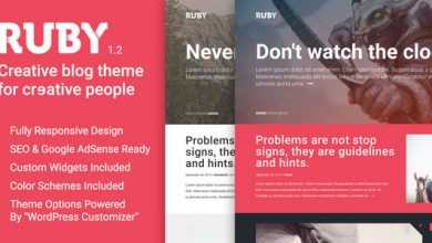Photo of [Download-S2] Ruby - A Creative WordPress Blog Theme