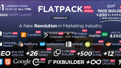 Photo of [Download-S2] FLATPACK v5.1.1 – Landing Pages Pack With Page Builder