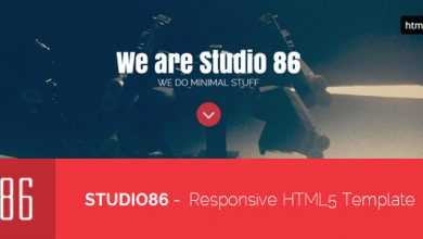 Photo of [Download-S2] 86Studio - Multi-Skin One Page HTML Template