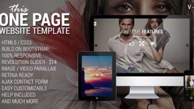 Photo of [Download-S2] This One - One Page Responsive Website Template