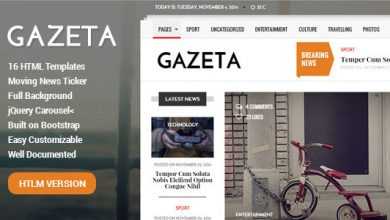 Photo of [Download-S2] Gazeta 1 - Responsive Magazine & News Template - Updated