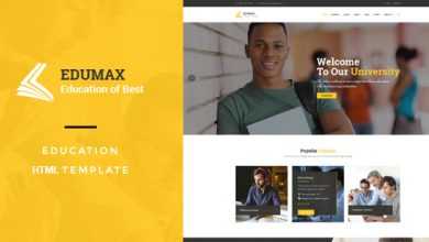Photo of [Download-S2] EduMax : Education & Courses HTML Template