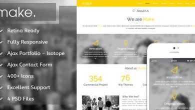 Photo of [Download-S2] Make v1.3 - Responsive Parallax Onepage Template