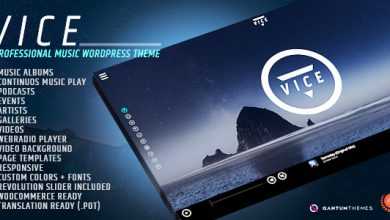 Photo of [Download-S2] Vice v1.7.1 - Music Band, Dj and Radio WordPress Theme