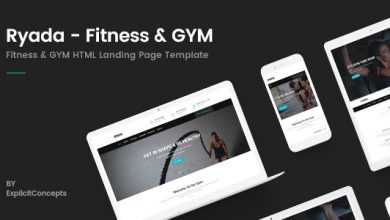 Photo of [Download-S2] Ryada - Fitness & GYM HTML Landing Page Template