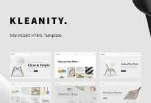 Photo of [Download-S2] Kleanity v1.0 - Minimalist HTML Template / Creative Portfolio