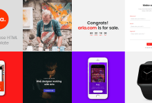 Photo of [Download-S2] Aria Minimal One page Creative Template